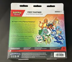 Pokemon TCG First Partner Illustration Collection Series 1 Box 3 Packs 2025 EN - Image 2
