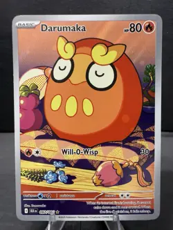 Darumaka 🔥 097/086 Sv: Black Bolt Holo Illustration Rare Pokemon Near Mint - Image 1