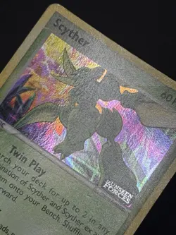 Pokemon Scyther 2005 EX Unseen Forces 46/115 Reverse Holo (HP-DMG) - Image 4