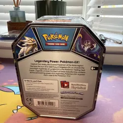 POKEMON 2017 Legends of Alola Lunala GX - Factory Sealed Collector Tin XY Packs - Image 3
