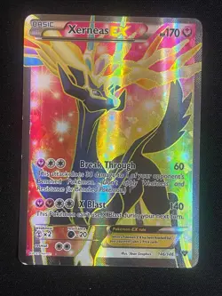 Pokemon Xerneas EX (146 Full Art) Ultra Rare XY Base Set 146/146 MP - Image 1