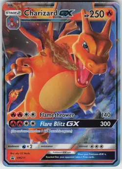 Charizard GX - SM211 Holo Promo Sun & Moon Promo Near Mint - Image 1