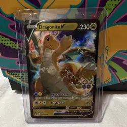 Pokemon TCG Dragonite V SWSH235 Full Art Holo Promo 230 HP Basic Card - Image 1