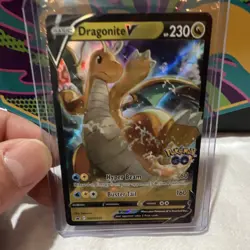 Pokemon TCG Dragonite V SWSH235 Full Art Holo Promo 230 HP Basic Card - Image 2