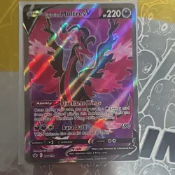 Pokemon TCG Galarian Moltres V 176/198 Chilling Reign Full Art Holo UR - Image 1