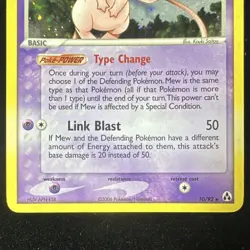 Pokemon Mew 10/92 Legend Maker Holo Rare - Image 4