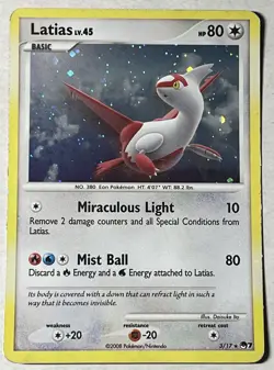 Pokemon Latias Holo 3/17 Pop Series 7 MP-HP - Image 1