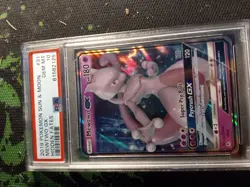 Pokemon Mewtwo GX Holo Ultra Rare Mint 10 - Image 1