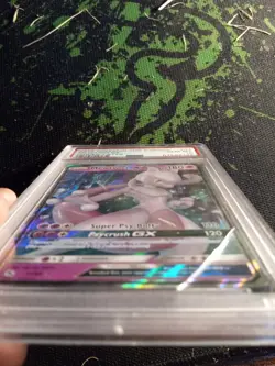 Pokemon Mewtwo GX Holo Ultra Rare Mint 10 - Image 4
