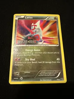 Pokemon TCG - LATIAS Stamped 9/20 - Holo Ultra Rare - 2012 Dragon Vault Lp/mp+ - Image 2