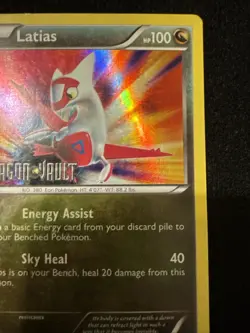 Pokemon TCG - LATIAS Stamped 9/20 - Holo Ultra Rare - 2012 Dragon Vault Lp/mp+ - Image 5