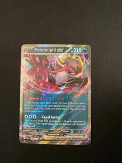 Fezendipiti EX 038/064 Shrouded Fable Double Rare Pokemon TCG NM Deck building - Image 1