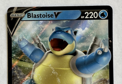 POKEMON SWSH BLACK STAR PROMO BLASTOISE V SWSH101 FULL ART HOLO NEVER PLAYED NM - Image 2