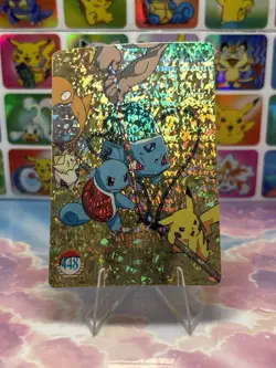 Pokemon Charizard Vintage Pocket Monsters Vending HOLO Prism Sticker 98 Nintendo - Image 1
