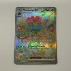 The Pokemon Company Venusaur ex 198/165 Scarlet & Violet 151 Rare Holo 340 HP - Image 1