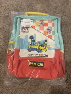 2025 Pokemon World Championships Backpack Anaheim California Worlds - Image 1