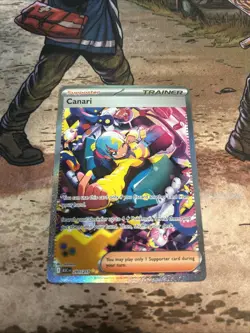 Pokemon Canari Special Illustration Rare Full Art Holo 291/217 Ascended Heroes - Image 1