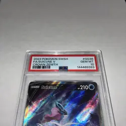 SUICUNE V POKEMON HOLO CROWN ZENITH 2023 GG 38/70 PSA 10 GEM MT - Image 3