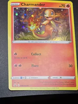 HD SWIRL Charmander SWSH092 - Pokemon SWSH Black Star Promo Perfect HD SWIRL - Image 1