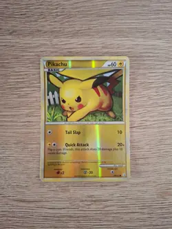 ⚡ Pikachu [Reverse Holo] - 78/123 - HP, English, Pokemon HeartGold & SoulSilver - Image 3