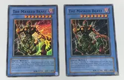 2x Yugioh! The Masked Beast DL2-001 Duelist League Promo Super Rare HP - Image 1