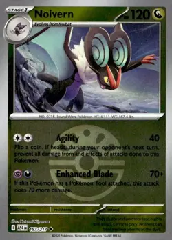 Noivern (Friend Ball) 157/217 Uncommon Ascended Heroes Pokemon Reverse Holo NM - Image 1