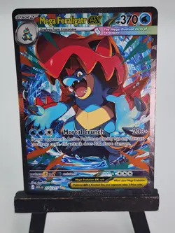 Mega Feraligatr EX 274/217 ASC EN Rare Foil 370 HP Ascended Heroes Pokemon M/NM - Image 1