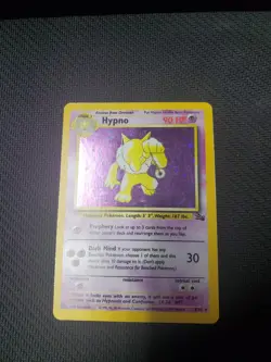 Pokemon Hypno 8/62 Fossil 1999 English Holo Rare Unlimited - Image 1