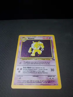 Pokemon Hypno 8/62 Fossil 1999 English Holo Rare Unlimited - Image 2