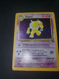 Pokemon Hypno 8/62 Fossil 1999 English Holo Rare Unlimited - Image 3
