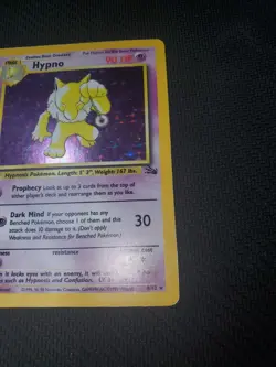 Pokemon Hypno 8/62 Fossil 1999 English Holo Rare Unlimited - Image 4