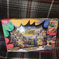 Pokemon Ascended Heroes Mega Lucario Mega Poster Collection Sealed - Image 1