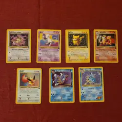 Pokemon TCG Wizards 2000 Holo Lot 7 Prerelease Promo Mew Pikachu Eevee - Image 3