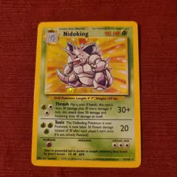Pokemon TCG Wizards 1999 Base Set Lot Nidoking Hitmonchan Ninetales Holo - Image 2