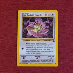 Pokemon TCG Wizards 2000 Team Rocket Lot 6 Promo Meowth Dark Slowbro Magneton - Image 3
