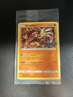 Pokemon Groudon Holo 81/168 Promo 2018 Legendary Pokemon Stamp Variant Mint￼ - Image 1
