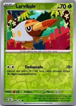 Carte Pokemon Larvibule 009/142 Reverse - 2024 - Image 1
