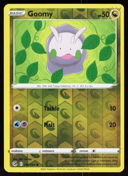 Goomy 195/264 Common Fusion Strike Pokemon Reverse Holo Lightly Played - Image 1