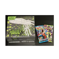 Pokemon TCG Mega Evolution Perfect Order Elite Trainer Box - ETB + 3 Bonus Packs - Image 1