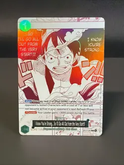 One Piece OP13 - 040 Monkey.D.Luffy R 3rd Anniversary - Image 1