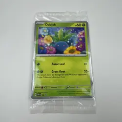 Oddish SVP 102 Promo Path To The Peak Pokemon Card Sealed NM/MINT Scarlet&Violet - Image 1