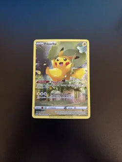 Pokemon Pikachu TCG Holo Ultra Rare Card GG30/GG70 Crown Zenith Galarian Gallery - Image 1