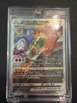 Pokemon TCG Charizard VSTAR SWSH262 Black Star Promo Holo Card NM Condition - Image 1