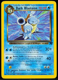 Dark Blastoise #20/82 Team Rocket NM Pokemon Card - Image 1