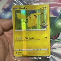 SEALED Pokemon TCG Pikachu 028/078 Pokemon GO Promo Holo Rare Single Card - Image 2