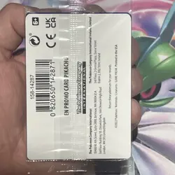 SEALED Pokemon TCG Pikachu 028/078 Pokemon GO Promo Holo Rare Single Card - Image 3