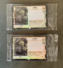 2x Star Wars Promo Cards The Mandalorian and Grogu Movie AMC Exclusive Promo NEW - Image 1