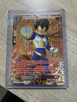 Vegeta, Equalizer BT24-014 UC Rare Gold Foil Alt Art Dragon Ball Super CCG Card - Image 1