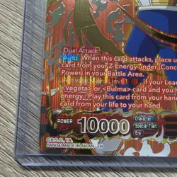 Vegeta, Equalizer BT24-014 UC Rare Gold Foil Alt Art Dragon Ball Super CCG Card - Image 4
