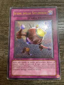 Yugioh Security Orb GLAS-EN089 GLAS-IT089 Ultimate Rare 1st Ed LP ITALIAN C - Image 1